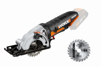 Дисковая пила WORX SAW WX527.9 аккумуляторная 20V 85мм, без АКБ и ЗУ 