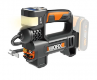 Насос с фонарём для автомобиля WORX WX092.9 аккумуляторный 20V 10 бар, без АКБ и ЗУ 