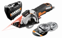 Дисковая компактная пила WORX Saw WX426 электрическая 220V 400Вт 85мм, в кейсе 