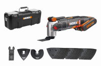 Реноватор WORX WX693 аккумуляторный 20V, бесщеточный, с АКБ на 2Ач и ЗУ, в кейсе 