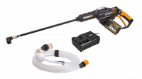 Мойка высокого давления WORX HydroShot WG630E аккумуляторная 20V 24бар, бесщеточная, с АКБ на 4Ач и ЗУ 