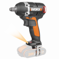 Гайковерт ударный WORX BL WX279.9 аккумуляторный 20V 300Нм, бесщеточный, без АКБ и ЗУ