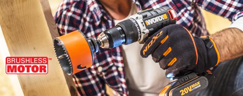 Бесщеточные шуруповерты WORX