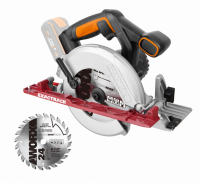 Дисковая пила WORX SAW WX530.9 аккумуляторная 20V 165мм, без АКБ и ЗУ 