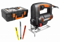 Лобзик WORX WX477.1 электрический 220V 550Вт, в кейсе 