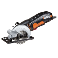 Дисковая пила компактная WORX Saw WX423.1 электрическая 220V 400Вт 85 мм, в кейсе 