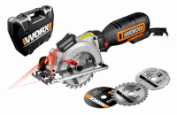 Дисковая пила WORX Saw WX427 электрическая 220V 710Вт 120мм, в кейсе 