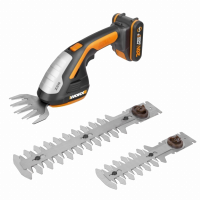 Ножницы для стрижки травы и кустарника WORX WG801E аккумуляторные 20V, с АКБ на 2Ач и ЗУ 