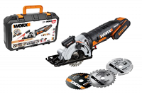 Дисковая пила WORX SAW WX523 аккумуляторная 20V 85мм, с АКБ на 2Ач и ЗУ, в кейсе 