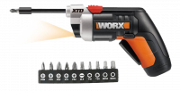 Отвертка WORX WX252 4V XTD аккумуляторная с ЗУ и набором бит (10 шт)