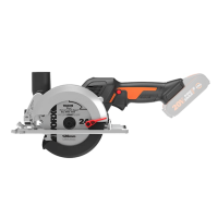 Циркулярная мини-пила WORX SAW WX531.9 бесщеточная аккумуляторная 20V, с диском 120 мм, без АКБ и ЗУ 