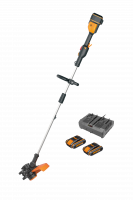 Триммер WORX WG184E аккумуляторный 40V 33см, с двумя АКБ на 2Ач и двойным ЗУ в2A+2А 