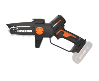Мини-пила одноручная цепная WORX WG325E.9 аккумуляторная 20V 12 см, бесщеточная, без АКБ и ЗУ 
