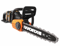 Цепная пила WORX WP370E, аккумуляторная 40V, 35 см, бесщеточная, с двумя АКБ на 2 Ач, двойное ЗУ 2А+2A 