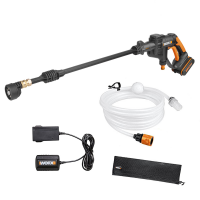 Мойка высокого давления WORX HydroShot WG629E аккумуляторная 20V 22бар, с АКБ на 2Ач и ЗУ, в сумке 